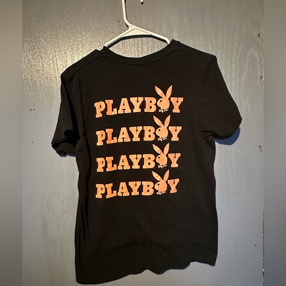 PLAYBOY Other - PLAYBOY Black T-Shirt with White Print